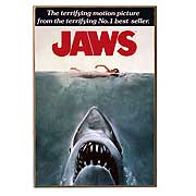 Jaws Movie Poster Wood Wall Artwork